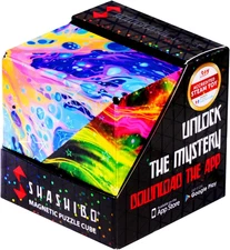 Shape Shifting Box Fidget Cube 36 Magnets Toy Transforms 70+ Shapes Cosmos