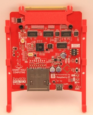 ZuluSCSI Wide SCA - 16-bit Ultra Wide SCSI emulator - Rev 2026a
