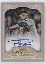 2012 Topps Gypsy Queen Auto Brad Peacock #GQA-BPK Auto 0t2s