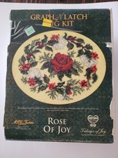 Rose Of Joy Graph N Latch Hook Rug Kit M.C.G. Textiles 37701