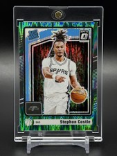 2024-25 Panini Donruss Optic - Rated Rookie Stephon Castle #254 Green Shock /149