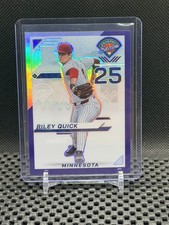 Riley Quick 2025 Prospect Edition Holo Prospect Ticket - Purple #7/99 #38 Twins