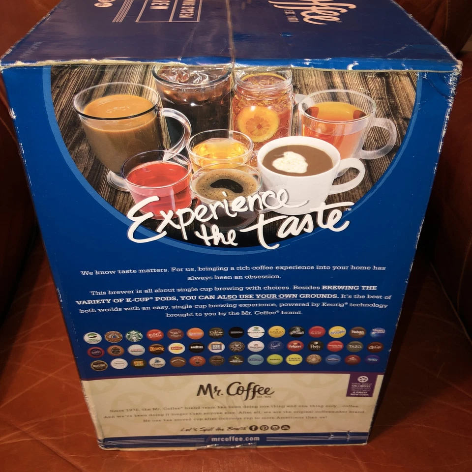 Mr. Coffee Single Cup Coffee Maker K-Cup Pod Brew Fast Black New & Sealed NOS - Image 4 of 4