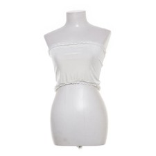 Boy Meet Girl, Tube Top, Größe: S, Weiß, Einfarbig, Samt, Damen #JTf