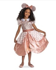 MINNIE Disney Minnie Mouse Classic Costume For Toddlers - Rose Gold Dress, 3T-4T