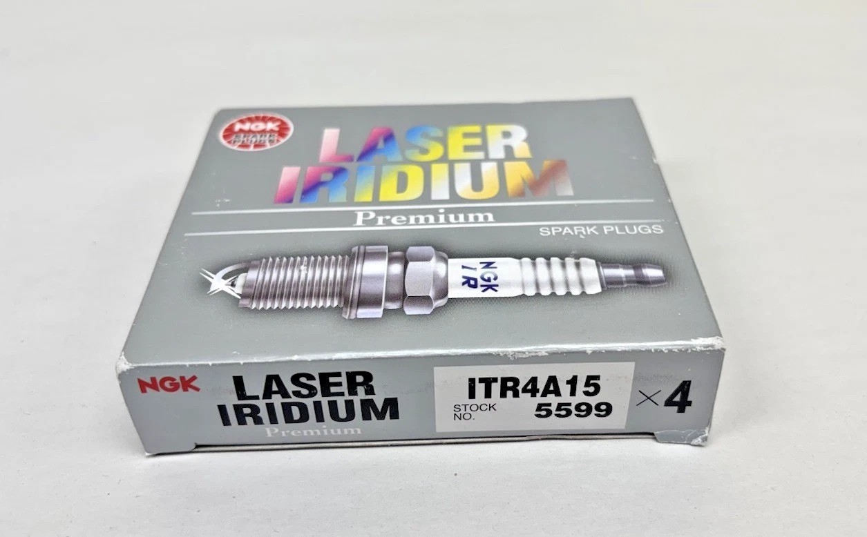 Set of 4Pcs Spark Plug-Laser Iridium NGK ITR4A15 5599
