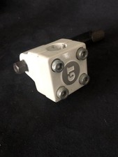 Vástago de mazo GT BMX original. Blanco. Estilo libre vintage de la vieja escuela.