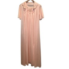Vintage Montgomery Ward Women's Nightgown w/ Matching Bed Jacket 60s Size Small