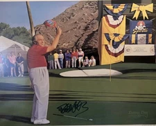 Autographed Bob Hope LTD ED Lithograph - The Classic Chip In by Danny Day.!READ!