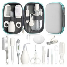Baby Grooming Kit, Infant Safety Care Set with Hair Brush Comb Nail Clipper Nasa