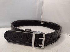 Bianchi 7960 Duty Belt Silver Buckle Black Tactical RR