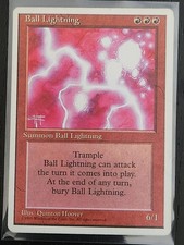Ball Lightning [Fourth Edition] MTG Core Set Regular NM *Actual Pic