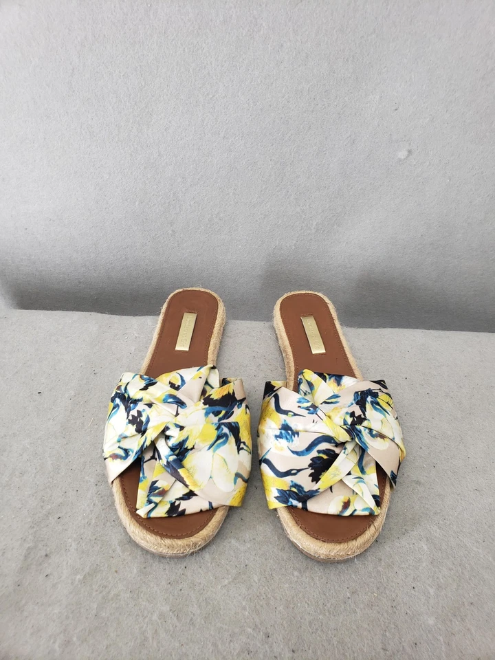 Sandalias Louise et Cie Mujer 5.5 Alpargata Deslizable Arco Nudo Punta Abierta Zapatos Planos Foto 2 de 4