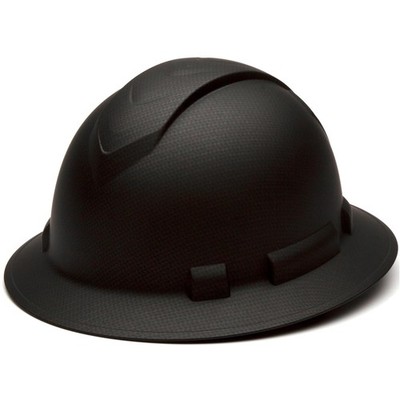 Matte Black Graphite Safety Hard Hat - ANSI Certified