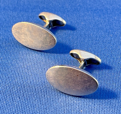Vintage 'Walker & Hall' Hallmarked Sterling Silver Cufflinks