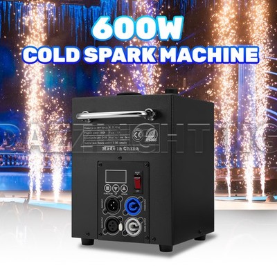 PAIDUN Compact Mini 600W Cold Spark Machine Firework Effect DMX Remote Control