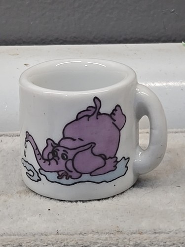 Mini Mug Cup Elephant 1.25" tall. Dollhouse? - Picture 1 of 4