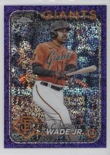 2024 Topps Chrome Purple Speckle Refractor /299 LaMonte Wade Jr #222 0dc2