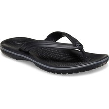 Image of Crocs Crocband Flip Rubber Black/Slate Grey Flip Flops