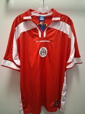 Retro Mexico National Football Team Umbro Jersey Size L #4