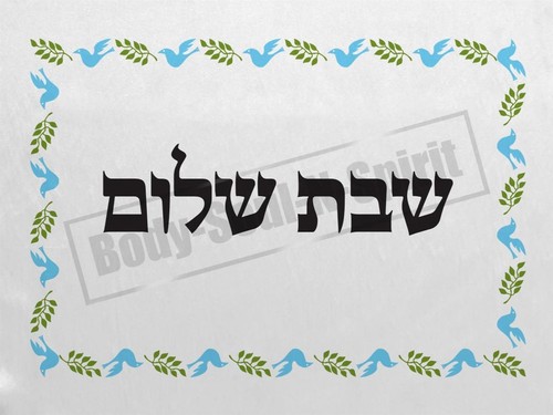 Jom SHABBAT Shalom gutes Jahr Halah Shabbos Taube Challah Abdeckung Israel jüdisch - Bild 8 von 8