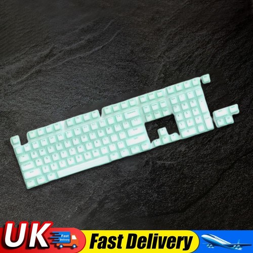 104 Pcs Keycaps Set Silent Keyboard Mold for Mechanical Keyboards (Green) UK