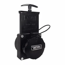 Valterra 3" RV Waste Dump Gate Valve with Cap Plumbing Termination