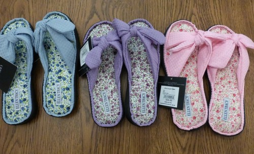 Zapatillas Mujer Ellen Tracy Tela Floral S 5 6, M, XL 11, Nuevas $30
