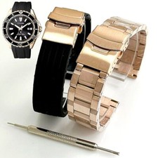 Steel  Silicone Replacement Watch Band for Citizen Promaster BN0193-17E S111528