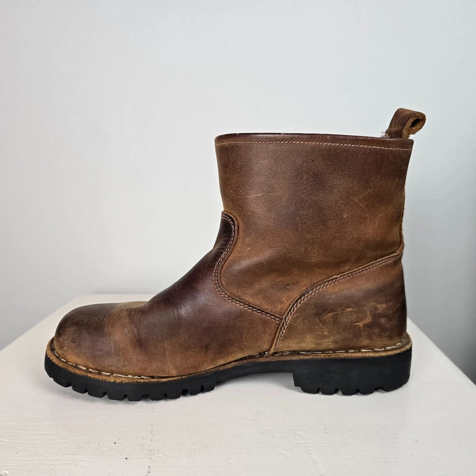 Botas de trabajo vintage J.Crew de cuero para hombre 9,5 M hechas en Corea 1995 resistentes Foto 4 de 4
