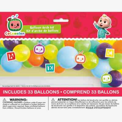 Cocomelon Party Supplies, Balloon Arch Kit