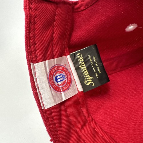 Wisconsin Badgers Red Baseball Hat Cap by "Signatures" Official Product - Picture 7 of 8