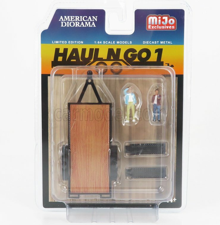 Modellismo 38377 accessori set trailer with 2x figures various 1/64