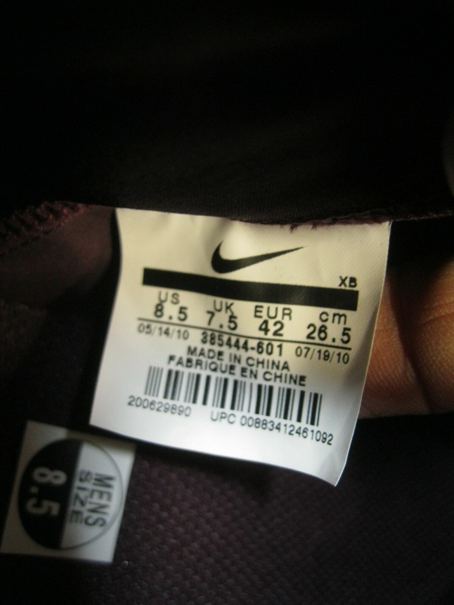 new PURPLE Nike Toki SUEDE Casual Shoes 385444 601 MEN Size