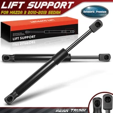 2pcs Rear Trunk Tailgate Lift Supports Shocks Struts for Mazda 3 2010-2013 Sedan