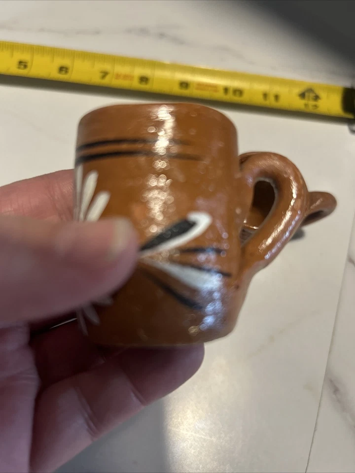 Vintage Native American Childs  Cup Apache Set Of 2 - Image 2 of 4