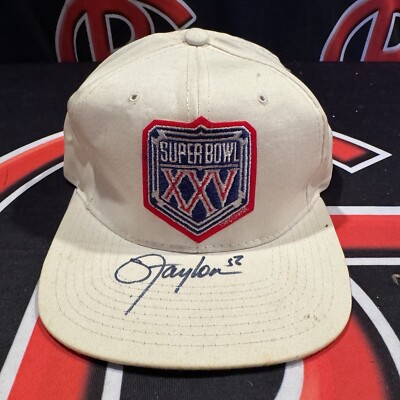 Lawrence Taylor Autographed New York Giants Super Bowl XXV Hat