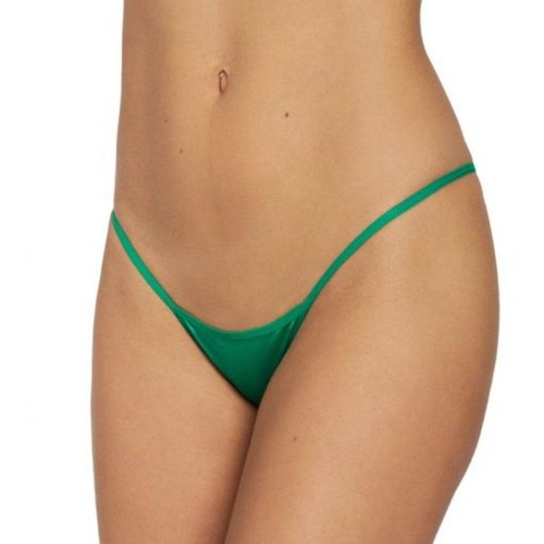 Frederick's of Hollywood Panty Womens 2X Exxtreme Mini G-String Thong Golf Green - Picture 2 of 7