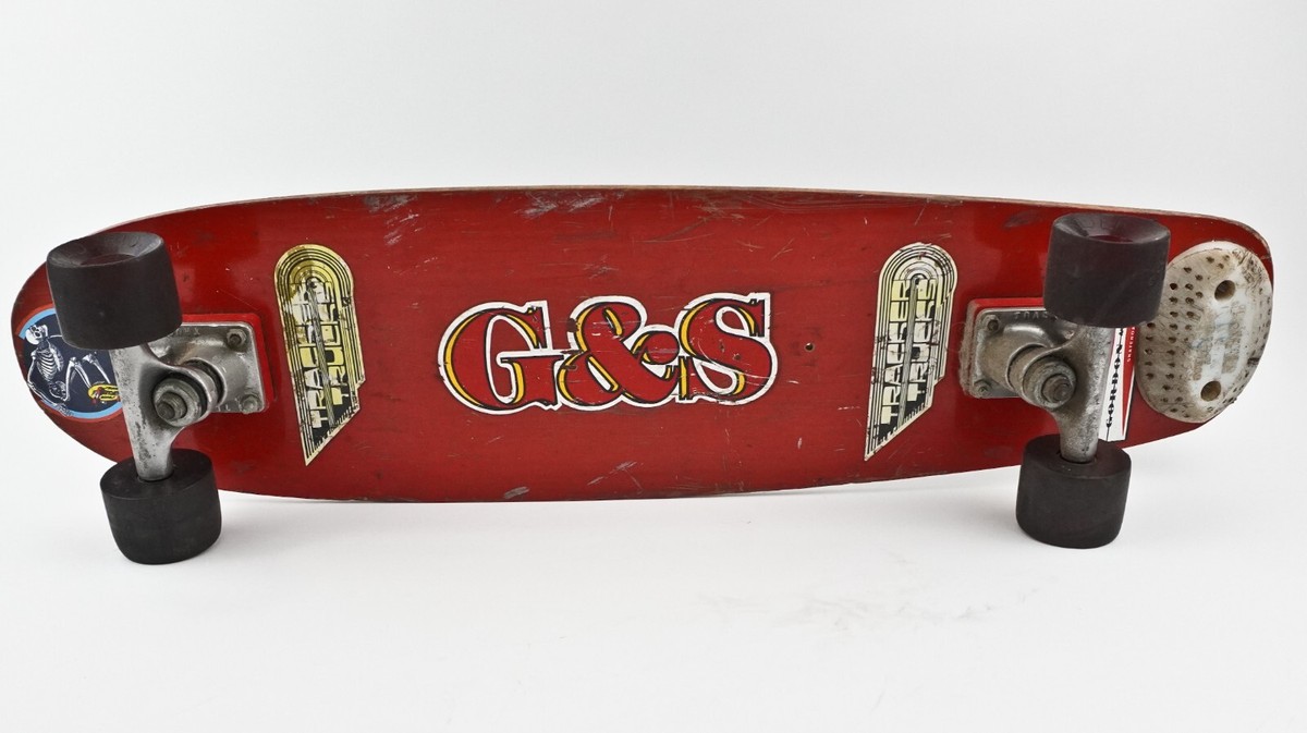 Vintage 1970s G&S FibreFlex TeamRider Wood Skate Skateboard