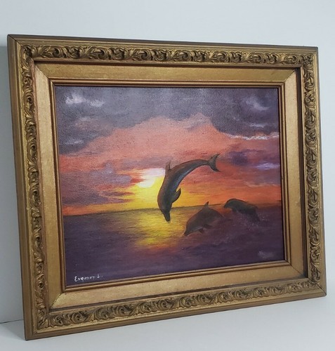 Vintage Painting On Canvas. Free Domestic Shipping! - Picture 3 of 11