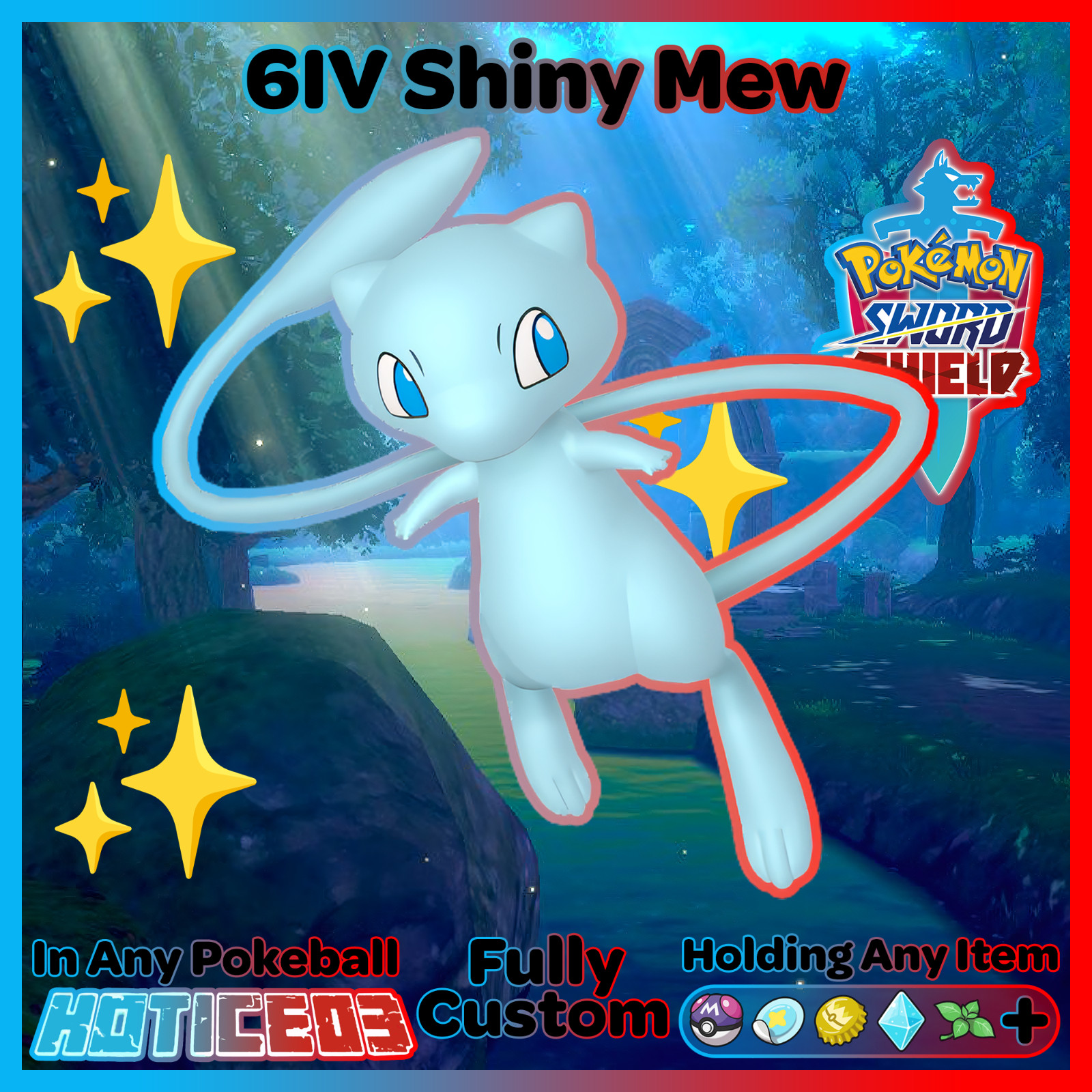 Shiny Marshadow Pokémon – 6IV, Master Ball, Ready For Sword & Shield Battles