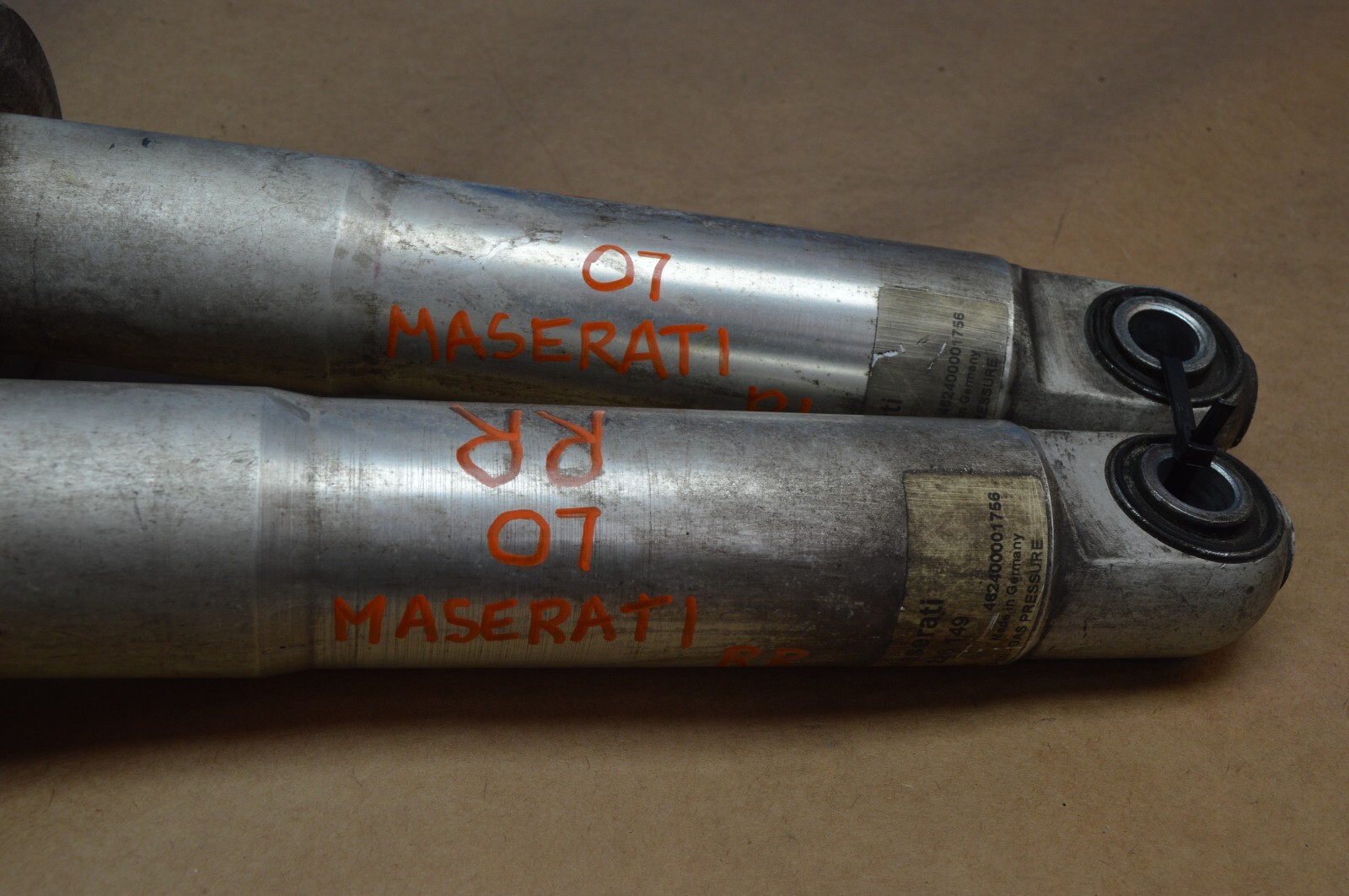 2007 MASERATI QUATTROPORTE 4.2L M139 REAR LEFT & RIGHT SIDE SUPENSION SHOCK PAIR