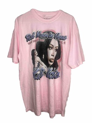 Kali Uchis Tour Shirt West Coast Tour X-Large New Pink 100% Cotton Red Moon X1