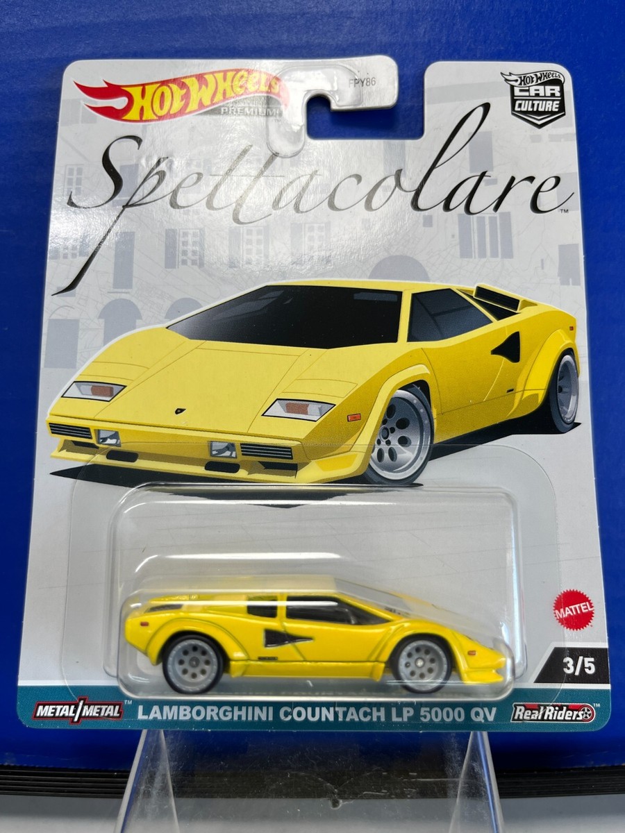 1/64 HOT WHEELS REAL RIDERS SPETTACOLARE 3/5 LAMBORGHINI COUNTACH