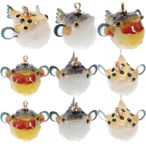 2 boutiques Pack Bausätze Kleiner -Puffer-Anhänger Kunstharz