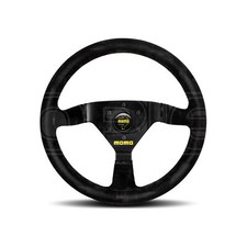 MOMO Mod. 69 350mm Suede Track Steering Wheel - 12 Month Manufacturer Warranty