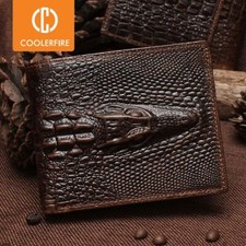 Luxury Leather Wallet - Compact Cowhide Coin Pocket ID Holder Fashion Money Bag