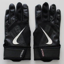 Nike Trout Force Edge Batting Gloves 2.0 Black/Chrome Mens Large
