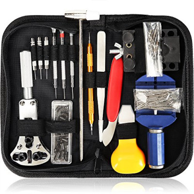 For Quartz Automatic Watch Battery Back Case Opener Link Pin Repair Tool Kit