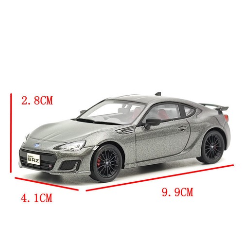 Hi-Story 1/43 Subaru BRZ STI Sport 2017-2020 Gray HS321GY Resin Model Limited - Imagen 7 de 7